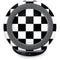 Black and White Checkered Fast Charge Wireless Charging Stand Skin